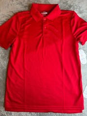 Wonder Nation Boys School Uniform SS Performance Poly Polo Shirt XL(14-16)
