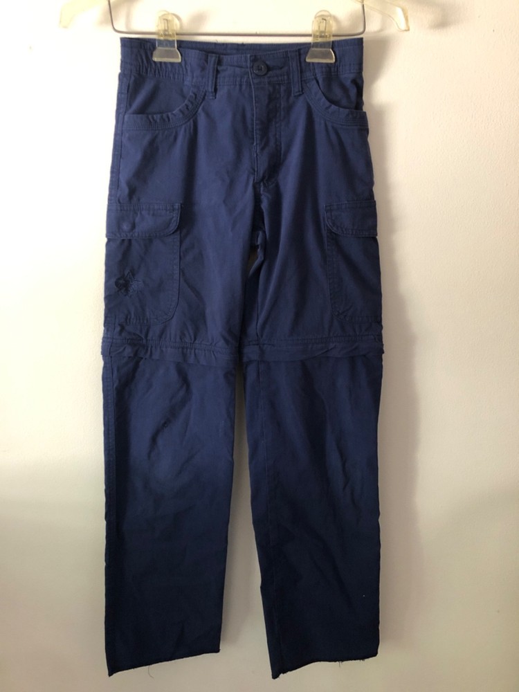 Cub Scouts BSA Switchback Uniform Pants Convertible Cargo Sz 8 Blue