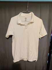 Two White and One Navy Blue Wonder Nation polo shirt size 18