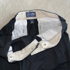 Khaki School Uniform Plain Front Chino Black Pants Boys Size 12 Children’s Place
