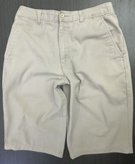 DAVID TAYLOR Collection Boys Shorts Bermuda School Uniform Khaki Size 32