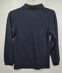 Nautica Boys School Uniform Collared Blue Shirt Long Sleeve Large 14/16