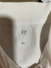New Gap White Long Sleeve Polo Shirt Size XL(12) NWT School Uniform Shirt