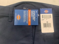 2 Navy Blue Dickies Boys Flat Front Shorts, Classic Fit, Straight Leg, Size 30