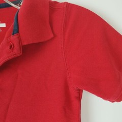 Wonder Nation Boys Red Polo Shirt Size 6-7 SS Cotton Uniform