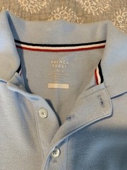 French Toast Boys Size 10/12 School Uniform Polo Shirts Long Sleeve, 3 Shirts