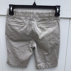 French Toast Boys Uniform Shorts Size 10 Khaki Adjustable Waist Flat Front