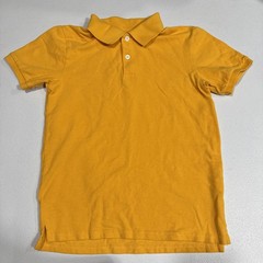 The Childrens Place School Uniform Short Sleeves Polo Shirts Yellow Blue L 10-12
