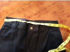 NWT ARROW School Uniform Navy Blue ADJUSTABLE WAIST PANTS Boys size 12 REGULAR