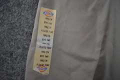 Dickies School Wear Boy 16 RG Pleated Front Gray Pant 27×31 Straight Leg Uniform