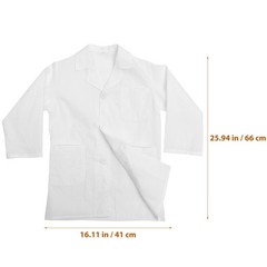 Science Lab Coat for Kids Childrens Boys Dress up Scientist Costume