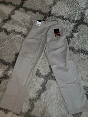Claiborne Boy Approved Schoolwear Khaki Pants Size 16 Pleated New Garment Guard