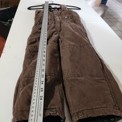 Berne Workwear 4T Brown Canvas Insulated Kids Overalls