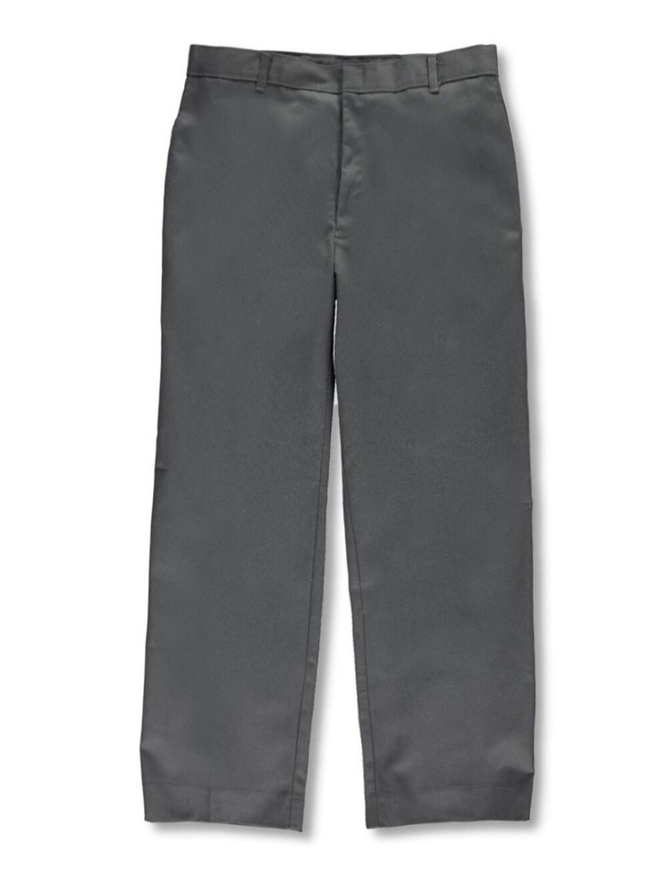 Rifle Big Boys’ Husky Flat Front Pants (Husky Sizes) – gray, 36h