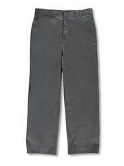 Rifle Big Boys’ Husky Flat Front Pants (Husky Sizes) – gray, 36h