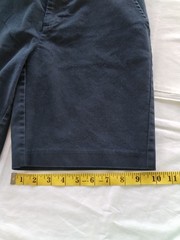 H&M Uniform Wear Boys Uniform Shorts Size 14 Solid Button Closure (260419-10)