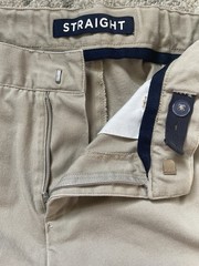 French Toast Boys Khaki Chino Pants Size 12 Straight Leg Twill Cotton Blend