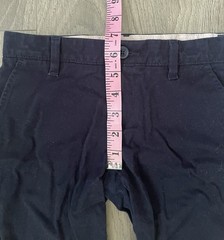 GAP Kids Boys Chino Shorts School Uniform 7 Navy Blue Organic Cotton Schoolwear