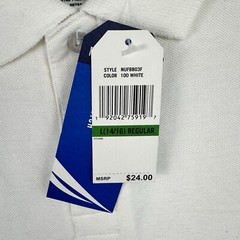 Nautica Boys Big School Uniform Short Sleeve Polo Shirt Button Closure Pique