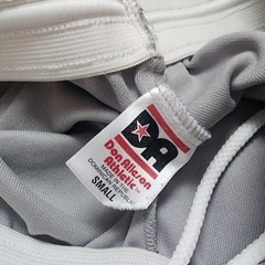 Don Alleson Boy’s Full Length Drawstring Baseball Pants Solid Grey Size Small S