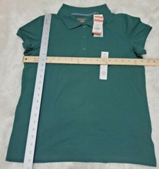 NEW Cat & Jack Girl’s School Uniforms Short Sleeve Polo Shirt NWT – Dark Green