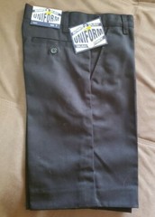 Authentic Galaxy Boy’s Shorts Size 7 School Uniform Adjustable Waist Black #GC4