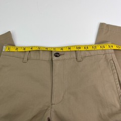 School Uniform Pants Husky 10 Straight Leg Beige Adjust Waist Stretch Reinforce