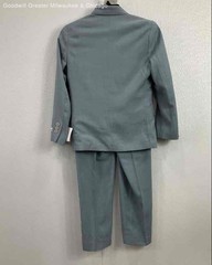 Calvin Klein Boys Med Blue Solid 3 Piece Formal Dress Suit Jacket Pants
