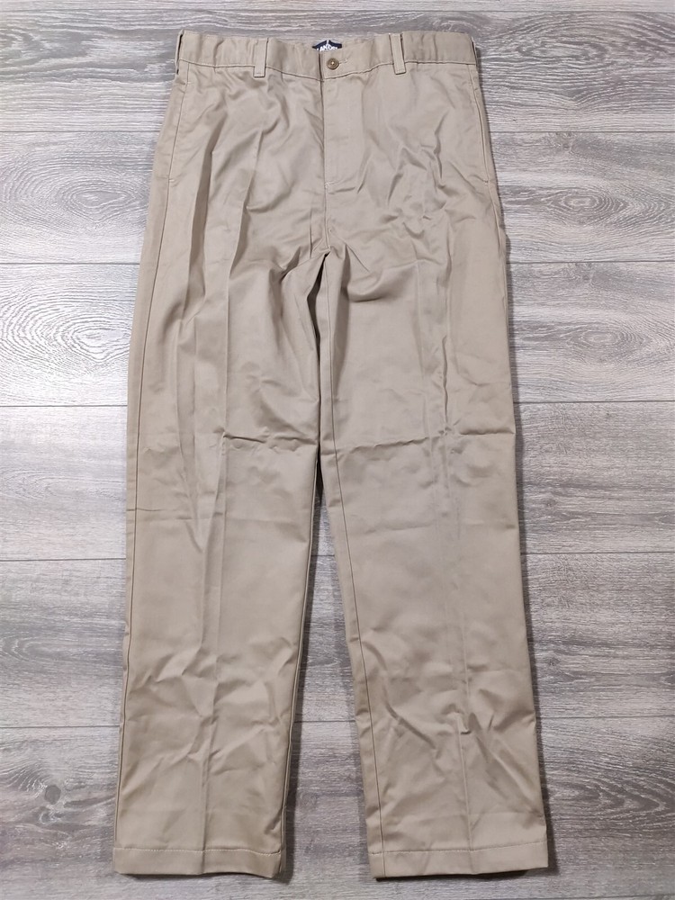 Lands End Pants Kids Size 20 School Uniform Bottoms Adjustable 29″ Inseam Boys