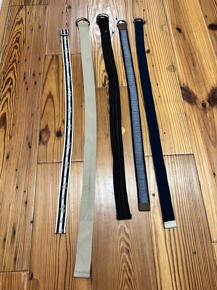 Lot of 5 Boy Belts – School Uniform (Ralph Lauren, etc)