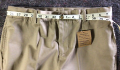 Land’s End School Uniform Shorts Boys Size 14 H Beige Tan Flat Front