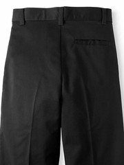 George Pants Boys Size 6 Black School Uniforms Flat Front –K9–
