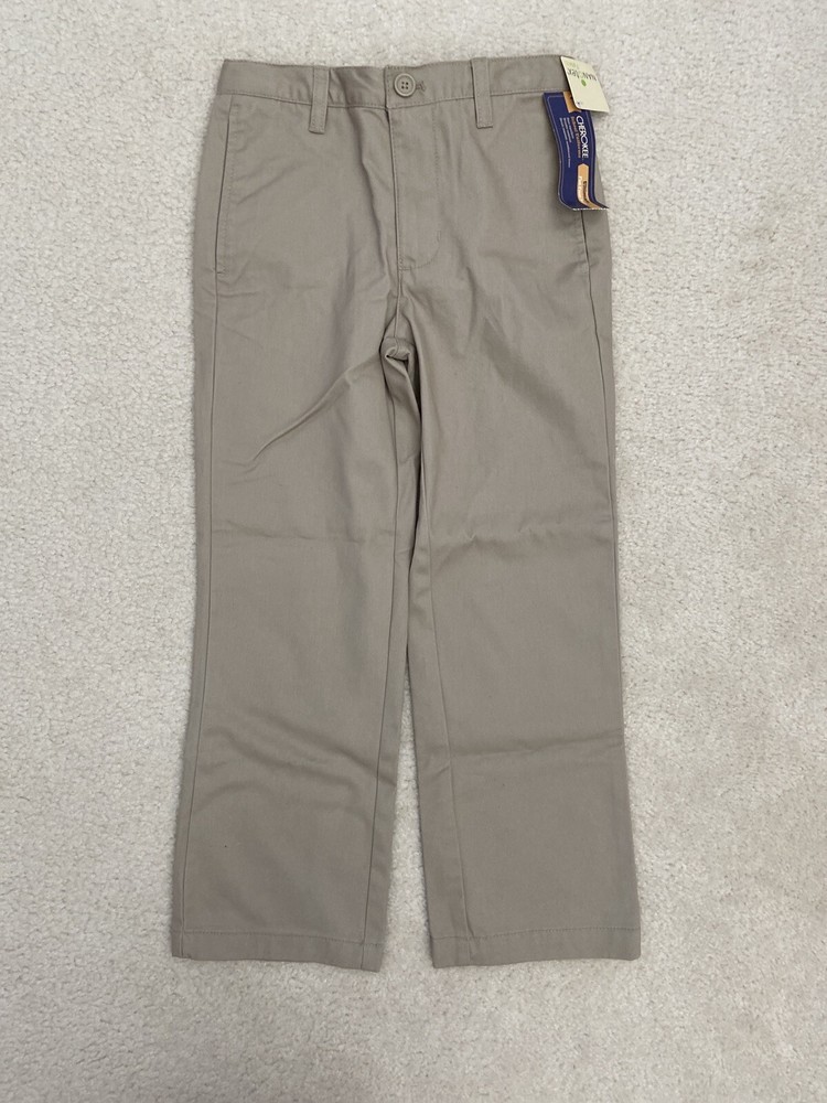 Nwt Cherokee School Uniform Size 7 Stain Repellent Wrinkle Resistant Pants New