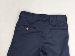 BOY’S BLUE CHINO SCHOOL UNIFORM SHORTS – SIZE 14 ADJUSTABLE WAIST