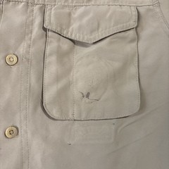 Vintage Boy Scouts of America Button Shirt Youth XL Uniform Patches Outdoors