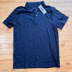 Cat & Jack Boys Navy Blue Short Sleeve School Uniform Polo Shirt XXL 16/18 Husky