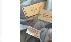 Cat & Jack Boys Size L (12 -14) Light Blue Short Sleeve School Uniform Top