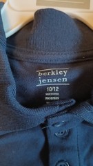 Boys Navy Blue Uniform Polo Size 10/12