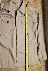 Boy Scouts Shirt Boys Uniform Youth Medium Boys Medium Long Sleeve Vintage L 14
