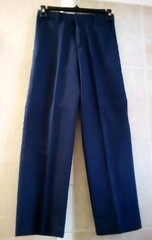 GEORGE Boys Navy Blue School Uniform Pants -Adjustable Waist, Size 8 EUC