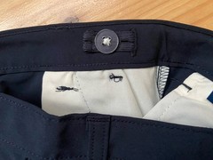 NWT Boys 7 Izod Approved Schoolwear Navy Blue Chino Adjustable Waist Shorts