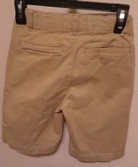 L@@K – Boys Khaki Children’s Place School Uniform Shorts Sz 7 Slim Adj waist