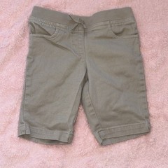 Chaps Kids Unisex Size 6X Tan Khaki School Uniform Cargo Shorts