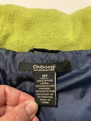 NWT! Boy’s “Chiboogi” by H&M Zip Front Water Proof Navy Puffer Vest 10 Youth