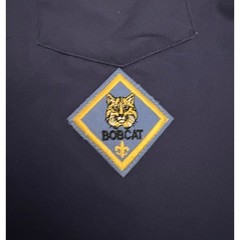 Boy Scouts of America Uniform Shirt Patches Youth Medium With Iron On Patches