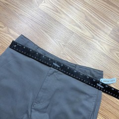 Class/Club Shorts Boys 14 Gray Modern Fit Comfort Stretch Chino School Uniform