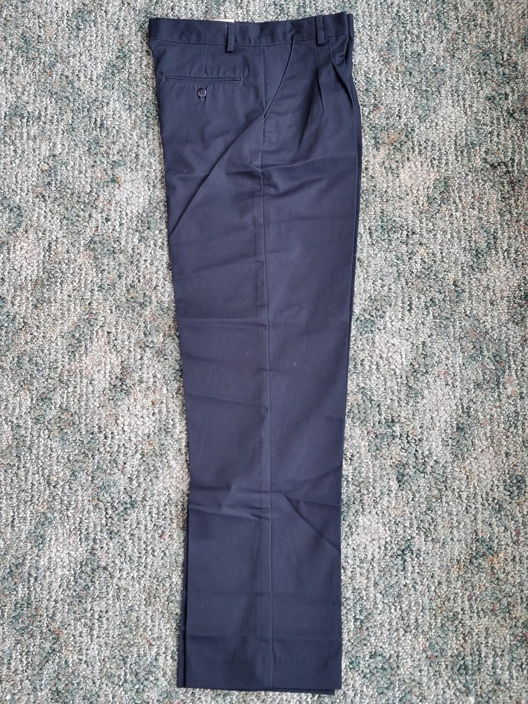 Austin Pleated Front Boys Navy Pants Size 16