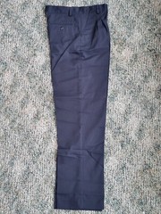 Austin Pleated Front Boys Navy Pants Size 16