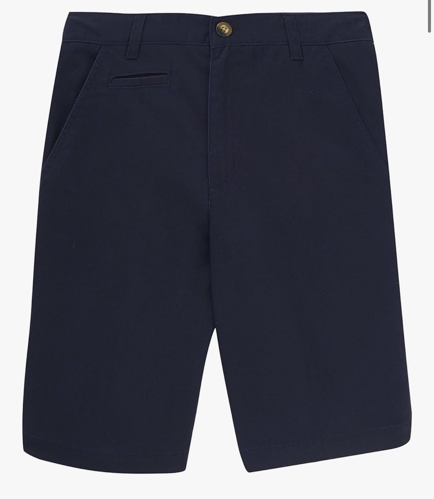 French Toast Boys’ Pull-On Short Navy blue School Uniform Shorts 10 1/2 plus