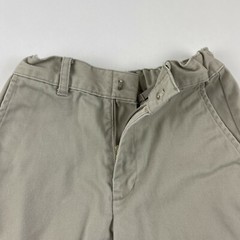 George Shorts School Uniform Boys Size 8 Khaki Elastic Adjustable Waist